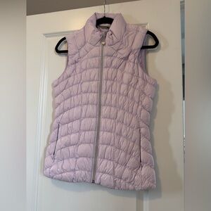 Athleta Lavender Puffer Vest